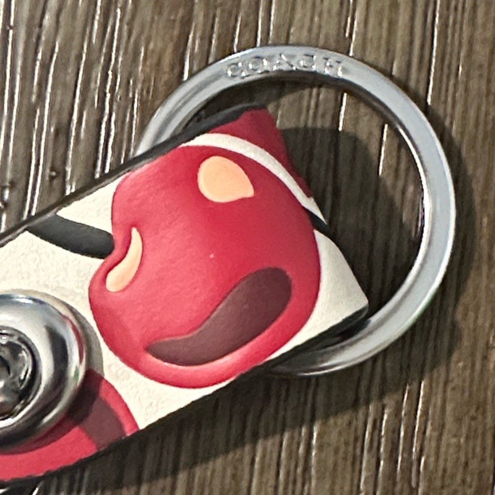 Coach NWT Cherry Keychain - Picture 7 of 10